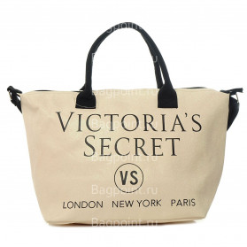 Пляжная сумка Victoria’s Secret бежевая