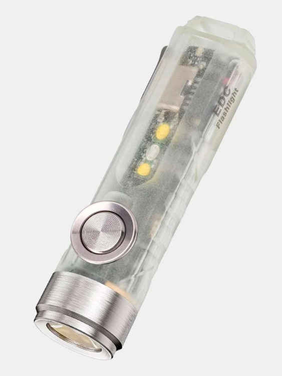 Брелок-фонарик USB-С RovyVon® Aurora A5 White/Red