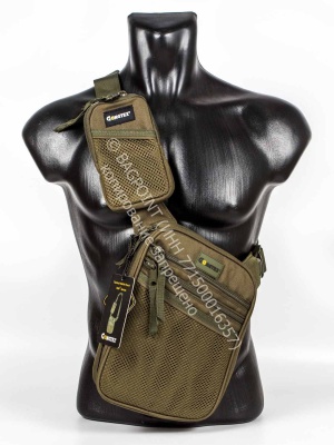 Сумка через плечо GONGTEX Single Shoulder Bag Олива