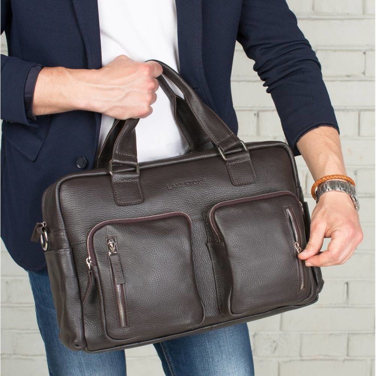 Деловая сумка Lakestone Kingston Brown