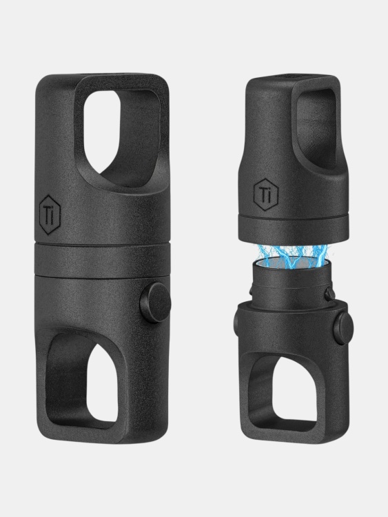 Магнитные быстросъёмные соединители (2 шт.) из титана KeyUnity® KA48 Black