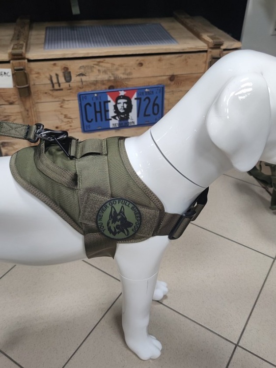 Тактическая шлейка для тренировки собак SPANKER® DG110 Coyote