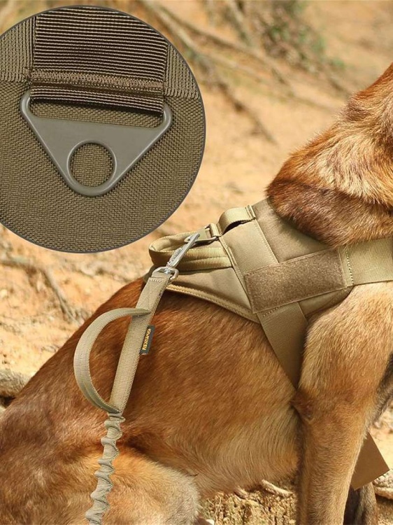 Тактическая шлейка для тренировки собак SPANKER® DG110 Coyote