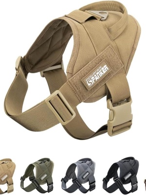 Тактическая шлейка для тренировки собак SPANKER® DG110 Coyote