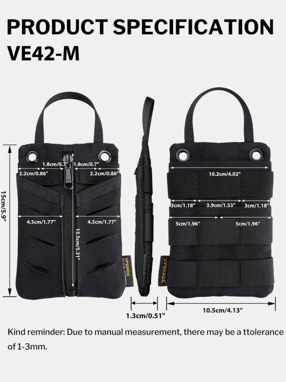 EDC кошелек-органайзер VIPERADE® VE42-M Black