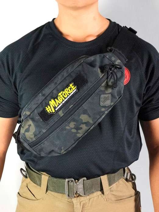 Поясная сумка MAGFORCE® City Traveler-M Черный Мультикам