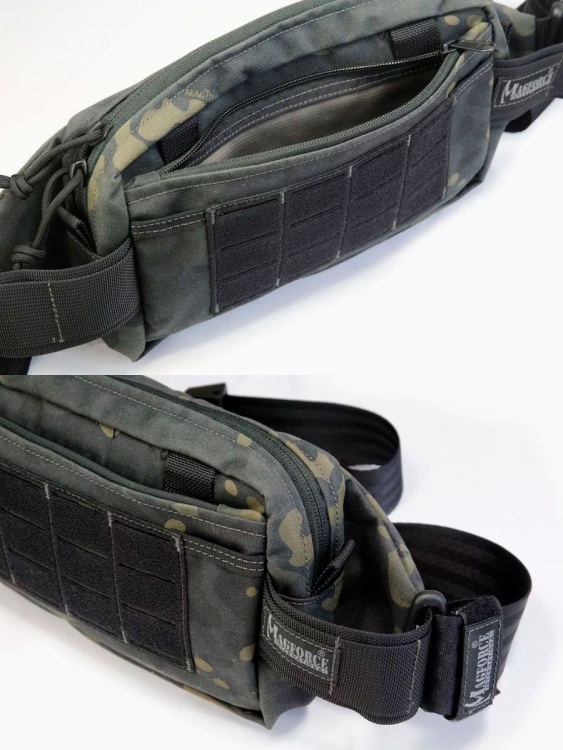 Поясная сумка MAGFORCE® City Traveler-M Черный Мультикам
