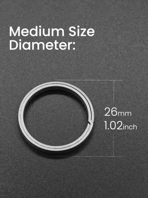 Кольцо титановое PUNCUBE® Titanium Key Ring