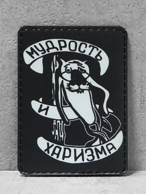 Патч на липучке "Мудрость и харизма" #650
