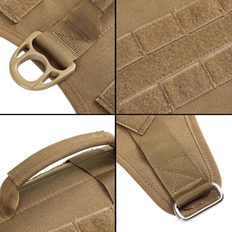 Тактическая шлейка для тренировки собак SPANKER® DG125 Хаки