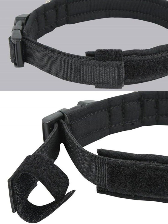 Тактический ошейник для собак Spanker® DG118 олива