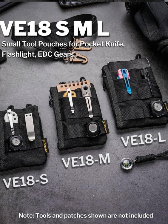 EDC кошелек-органайзер VIPERADE® VE18 Mini Black