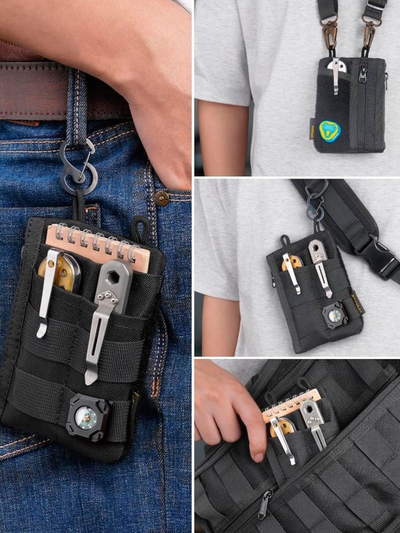 EDC кошелек-органайзер VIPERADE® VE18 Mini Black