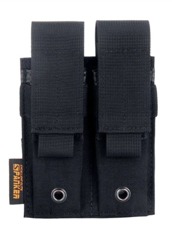 Двойной тактический подсумок SPANKER® EL123 Черный