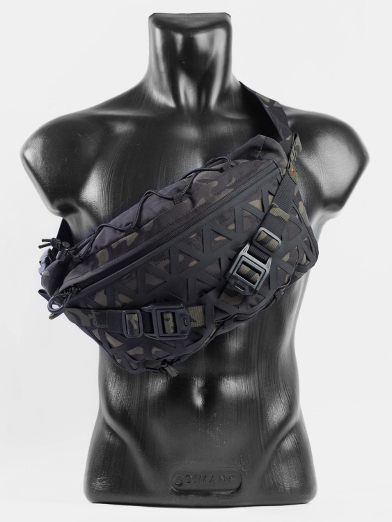 Нагрудная сумка WESTFALL® EDC Черный Мультикам