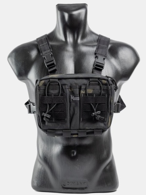 Нагрудная сумка/Питьевая система MAGFORCE® Entourage Chest Rig Черный Мультикам