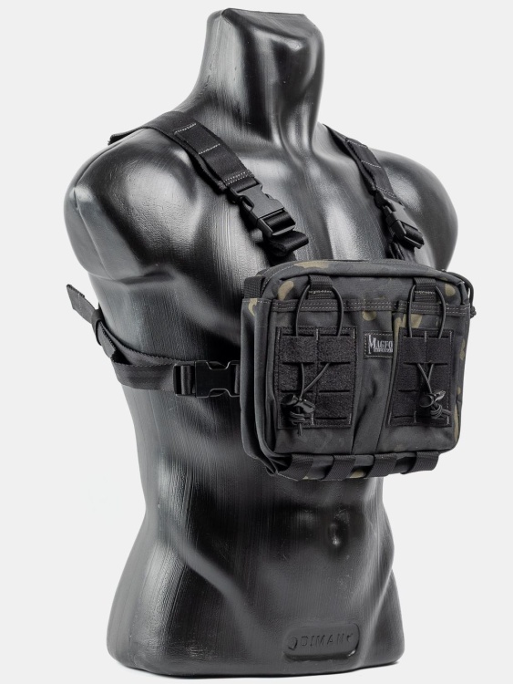 Нагрудная сумка/Питьевая система MAGFORCE® Entourage Chest Rig Черный Мультикам