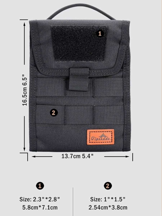 EDC органайзер для инструментов VIPERADE® VE12 Black