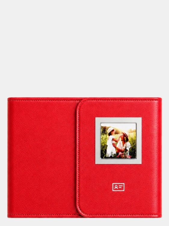 Кошелек PhotoTag® PhotoWallet Красный (Android/iOS)