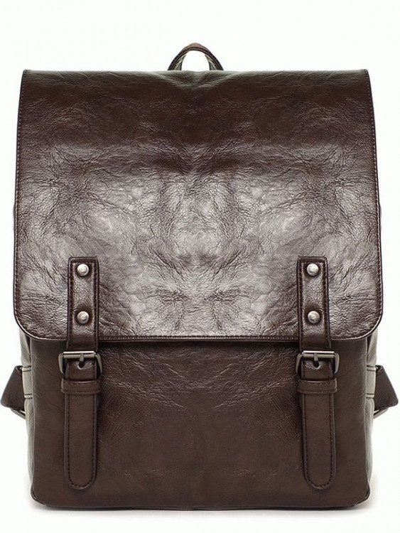 Кожаный рюкзак Bruno коричневый