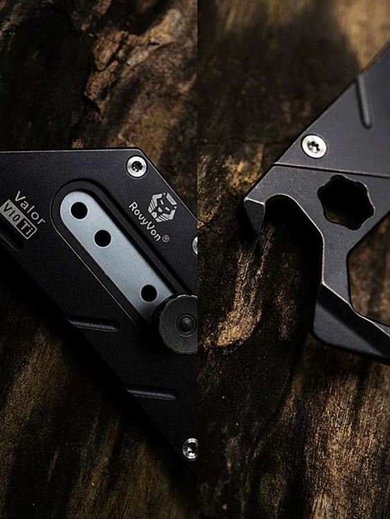 EDC многофункциональный инструмент RovyVon® Valor V10 Titanium