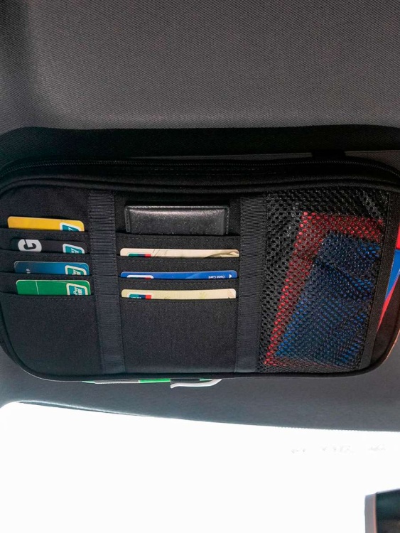 Органайзер на козырек автомобиля SPANKER® BW119 Черный