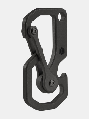 Карабин титановый KeyUnity® KU06 Titanium Black