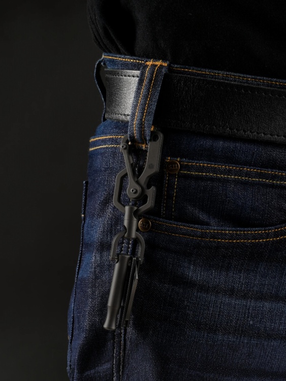 Карабин титановый KeyUnity® KU06 Titanium Black