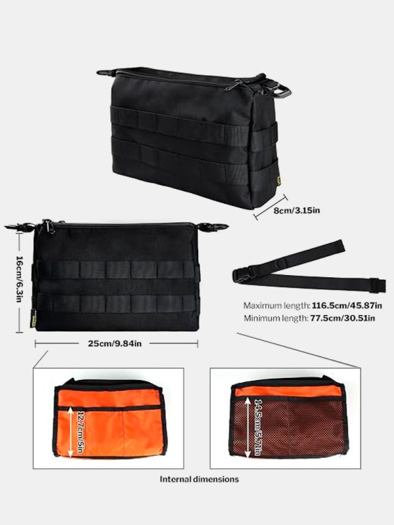 EDC модульная сумка через плечо VIPERADE® CHW3 Black