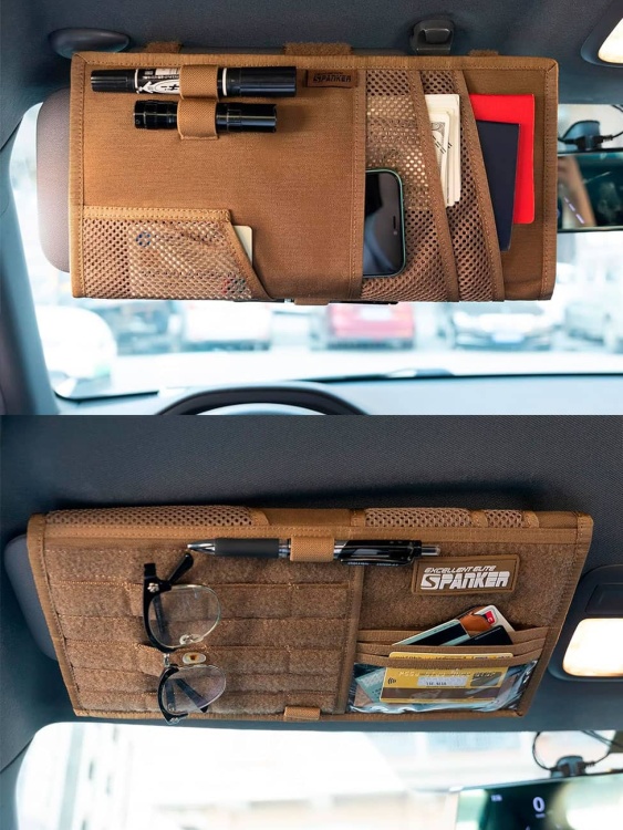 Органайзер на козырек автомобиля SPANKER® BW120 Койот