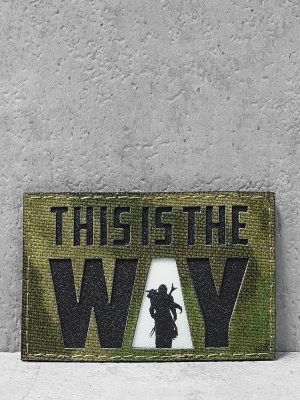 Патч на липучке "This is the way" #647
