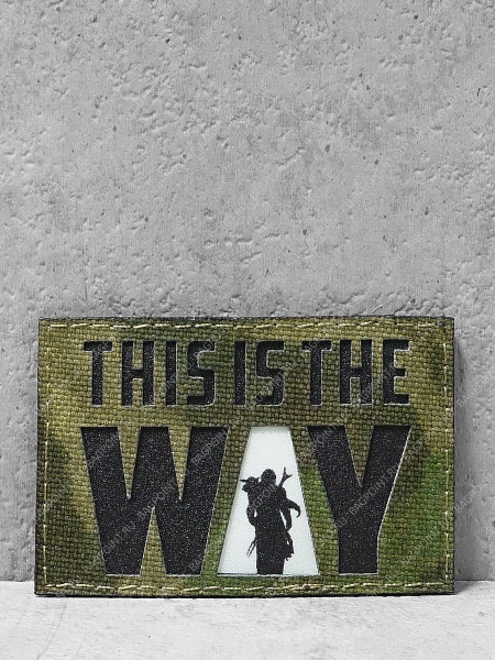 Патч на липучке "This is the way" #647