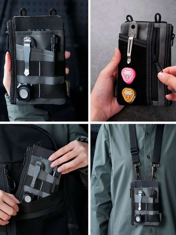 EDC кошелек-органайзер VIPERADE® VE18 Grey