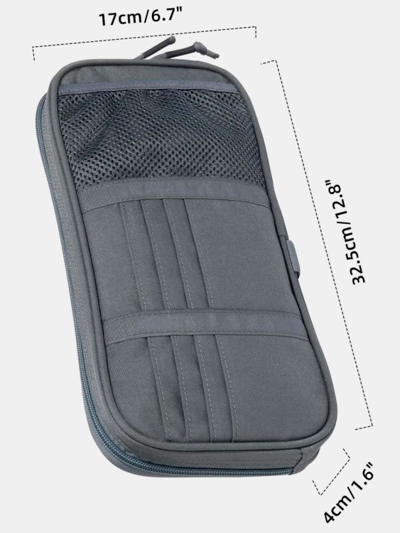 Органайзер на козырек автомобиля SPANKER® BW119 Асфальт/Серый