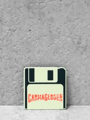 Мини патч Дискета Carmagedon 25х25мм G10/Люминофор