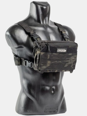 Нагрудная сумка SPANKER® EV121 Black MultiCam®
