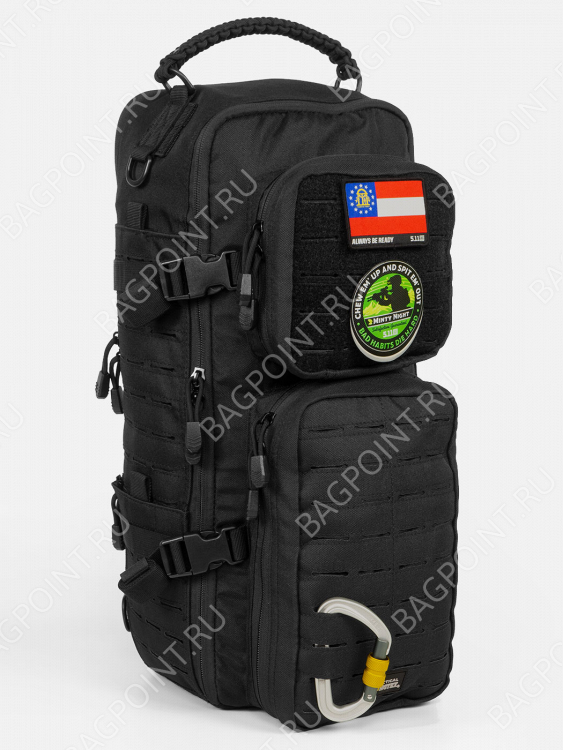 Однолямочный рюкзак GONGTEX Assault Sling Bag Черный