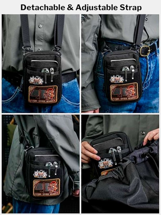 EDC сумка-слинг через плечо VIPERADE® CHS3 Black