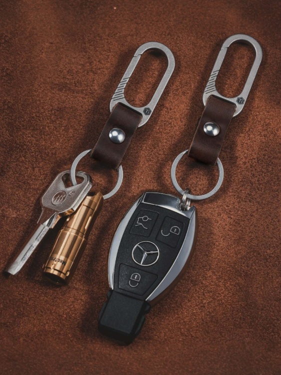 Карабин для ключей титановый KeyUnity® KM02 Titanium