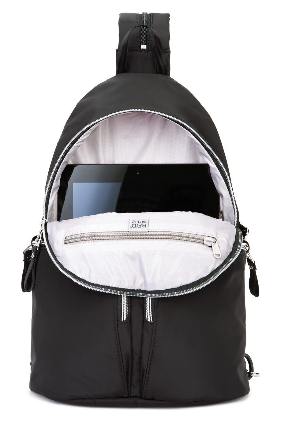 Pacsafe Stylesafe sling backpack Ikat Coral 5 Bagpoint