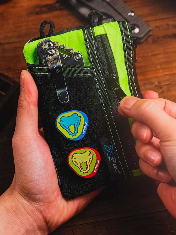 EDC кошелек-органайзер с ремнем VIPERADE® VE16R X-Pac® Lime Green