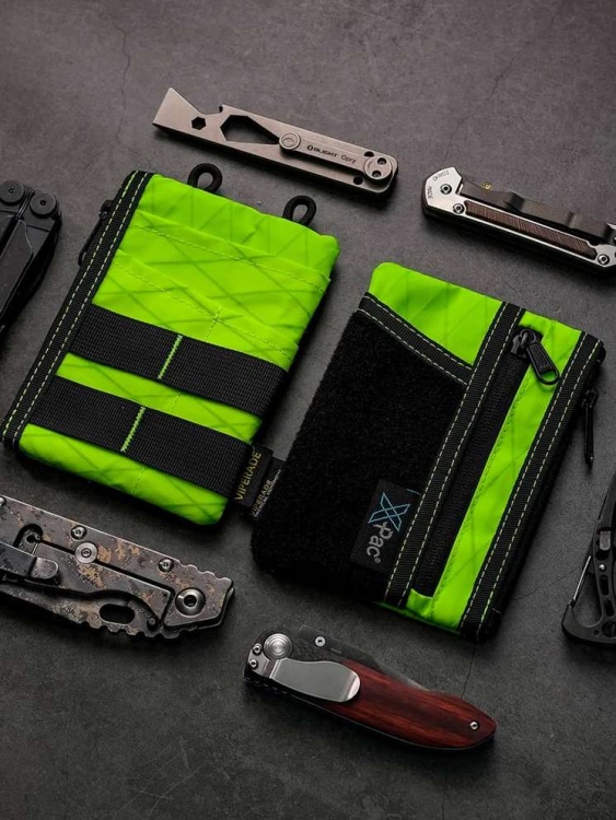 EDC кошелек-органайзер с ремнем VIPERADE® VE16R X-Pac® Lime Green