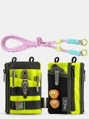 EDC кошелек-органайзер с ремнем VIPERADE® VE16R X-Pac® Lime Green