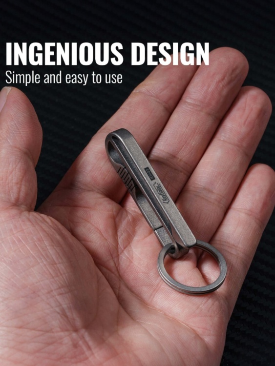 Зажим для ключей титановый KeyUnity® KM03 Titanium