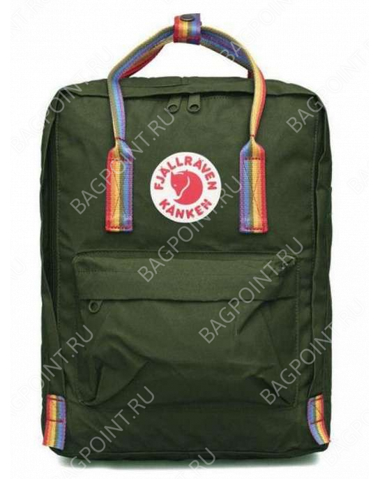 Рюкзак Kanken Classic Rainbow Forest Green