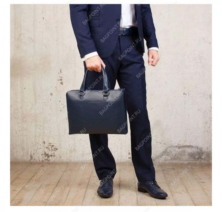Сумка-папка Lakestone Randall Dark Blue