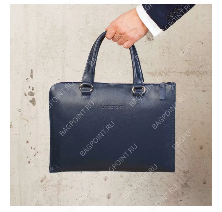 Сумка-папка Lakestone Randall Dark Blue