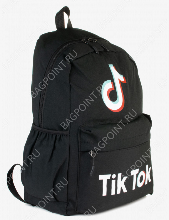 Молодежный рюкзак ТикТок черный