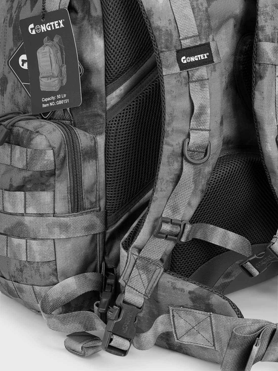 Тактический рюкзак GONGTEX® Diplomat 50L "Лесной камуфляж"