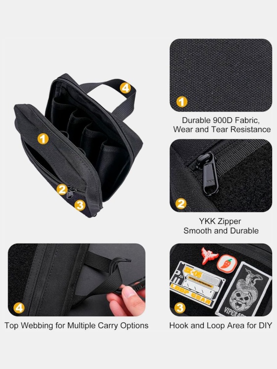 Подсумок для ножей VIPERADE® VE41 Черный